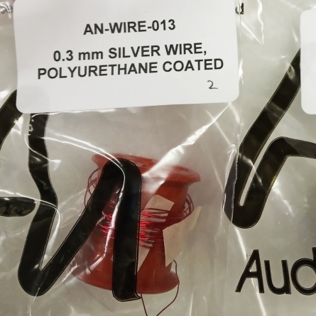 Audio Note AN 0.3 mm SILVER WIRE, POLYURETHANE COATED фото 1