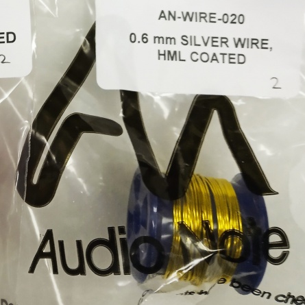 Audio Note AN 0.6 mm SILVER WIRE, HML COATED фото 1